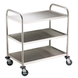 Round tube Hotel trolley 3 layers A1025